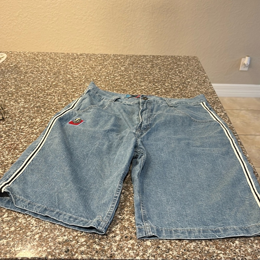 90s JNCO Jeans Skunk Jorts Shorts Size 38 Rare Skater